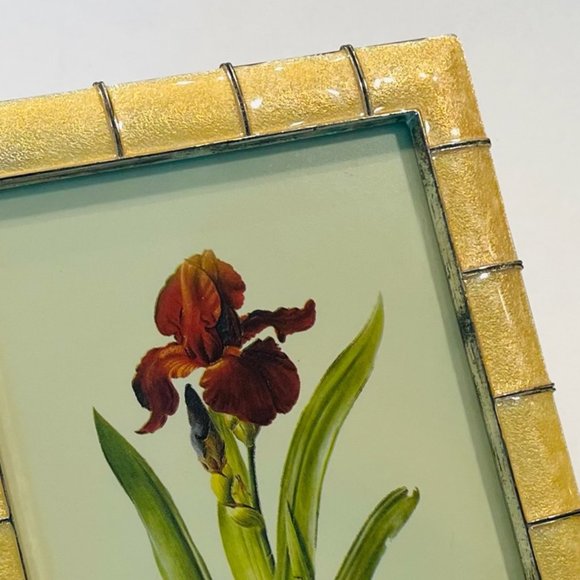 Contemporary Golden Enamel Ware Lawrence Picture Frame - Picture 4 of 11